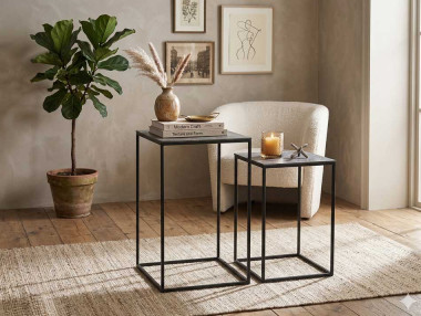 SET DE 2 SELLETTES ALU SILVER