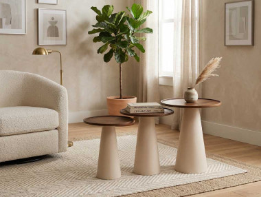 SET 3 BOUTS DE CANAPÉ