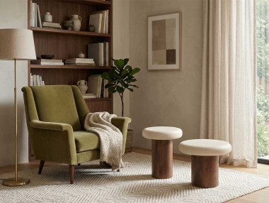 SET DE 2 BOUTS DE CANAPÉ...