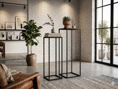 S2 SELLETTES ALU BLACK IRISÉ