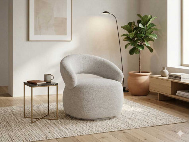 FAUTEUIL PIVOTANT LUNY