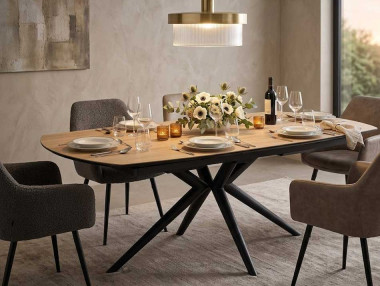 TABLE OVALE CÉRAMIQUE