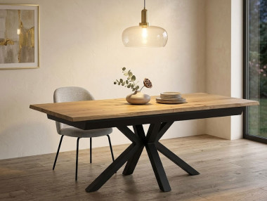 TABLE BOIS MASSIF PIÉTEMENT...