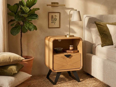 CHEVET 1 TIROIR AVEC DÉCOR...