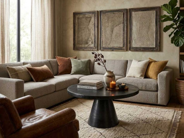 TABLE RONDE CHLOE 50X49CM