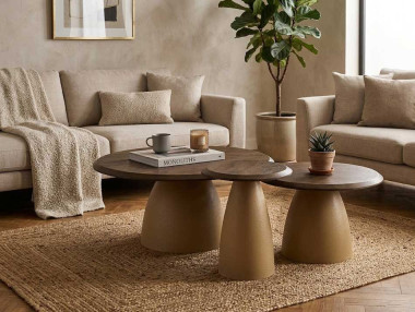 TABLE BASSE RONDE DALIA