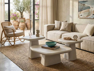 TABLE BASSE ORGANIQUE