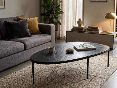 TABLE BASSE H30 / GALET