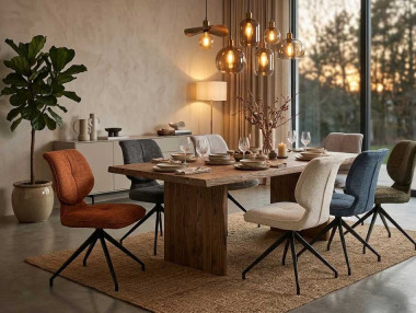 CHAISE PIVOTANTE / IROKO