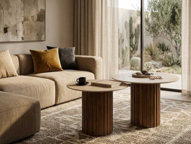 2 TABLES BASSES / DARI