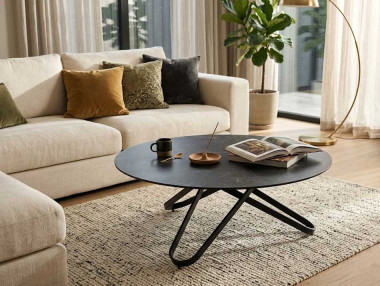 TABLE BASSE CÉRAMIQUE / CÉNOTE