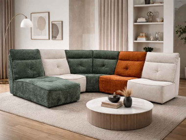 CANAPÉ D'ANGLE COMPOSABLE