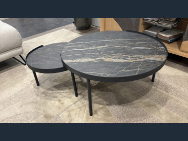 SET 2 TABLE BASSE RONDE