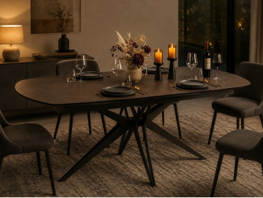 TABLE EXTENSIBLE CERAMIQUE
