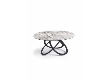 TABLE BASSE RONDE CÉRAMIQUE