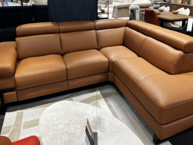 CANAPE D'ANGLE EN CUIR