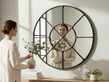 TAYLOR MIROIR ROND FENÊTRE
