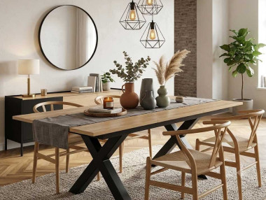 TABLE AVEC ALLONGES / COLOSSE
