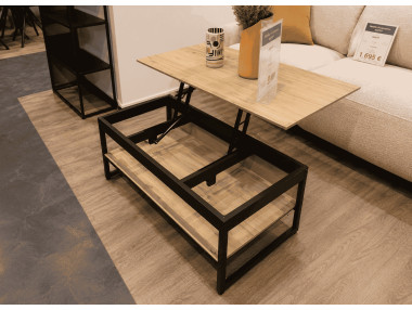 TABLE BASSE RELEVABLE
