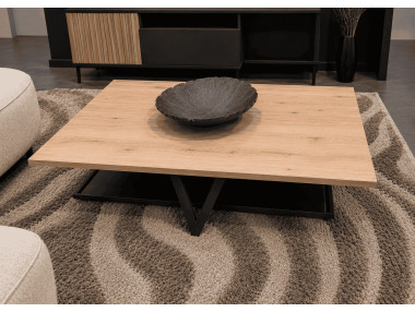 TABLE BASSE CHENE DORE