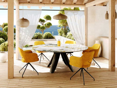 TABLE RONDE AVEC ALLONGES /...