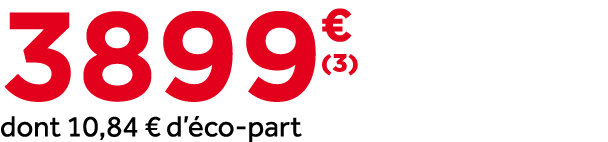 3899￼￼ dont 10,84 € d’ co part