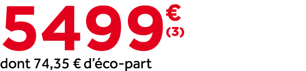 5499￼￼ dont 74,35 € d’ co part