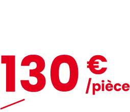 Clart Chaise L 46 x H 91 x P 61 cm 130￼ € ￼159 € dont 2 € d’ co part.