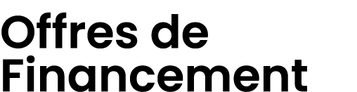 Offres de Financement