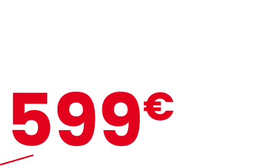 Pack Fr quence Matelas + Sommier ressorts ensach s 140 x 190 cm 599€ ￼999 € dont 17,50 € d’ co part.