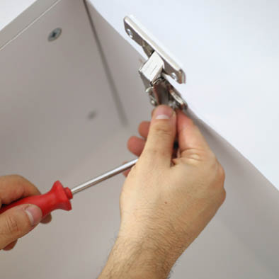 Maker is working and fixing in workshop