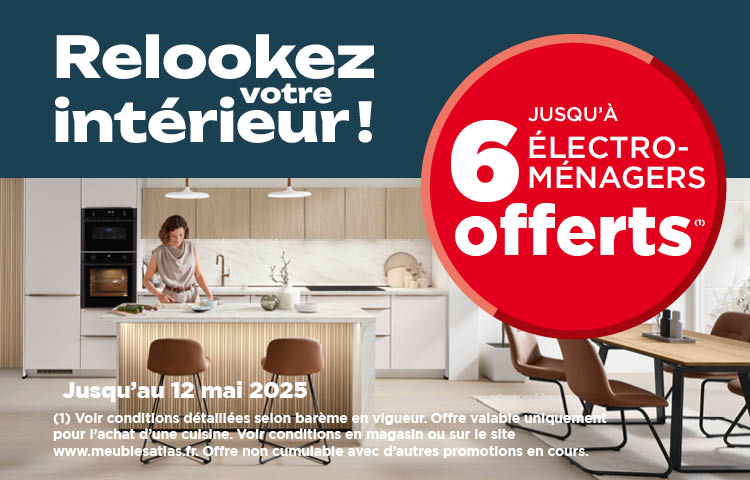 Atlas Home Chauffailles : Opération Reprise jusqu'à 6 électro-ménagers offerts Atlas Home Chauffailles : Opération Reprise jusqu'à 6 électro-ménagers offerts