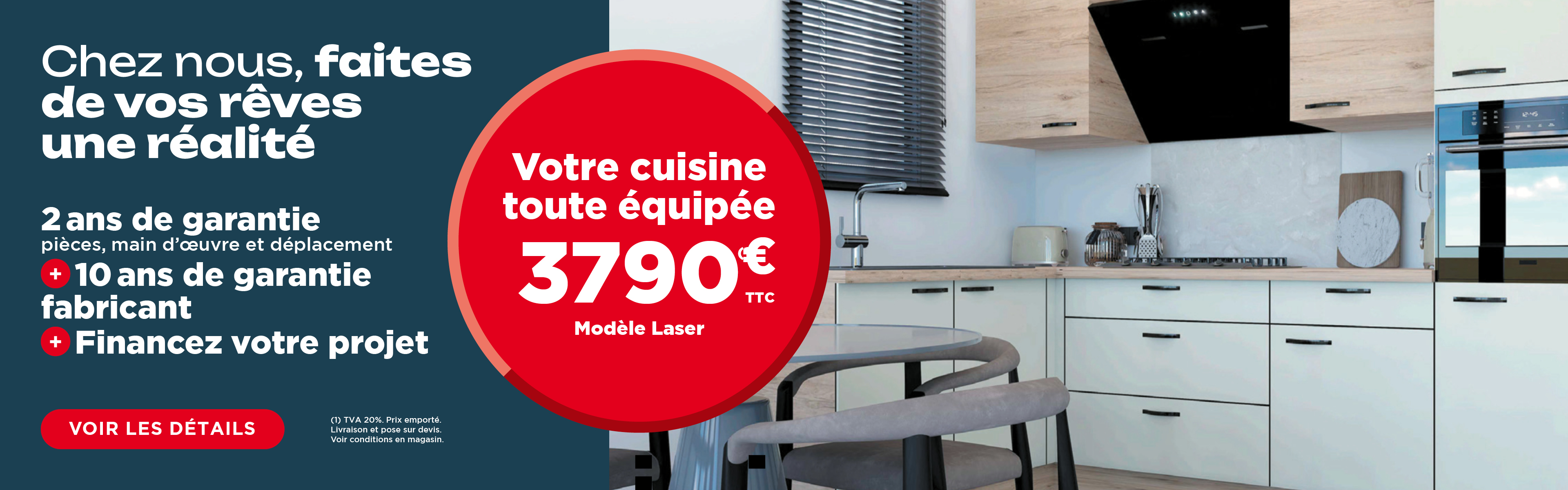 Atlas Home Chauffailles : Opération pack cuisine toute équipée.