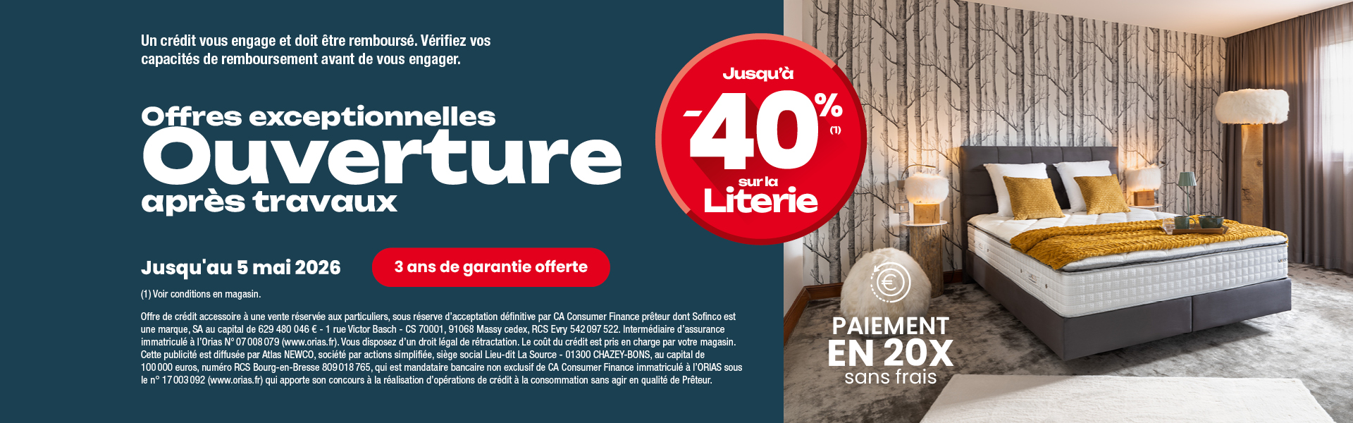 Ouverture après travaux - Atlas Home Mulhouse