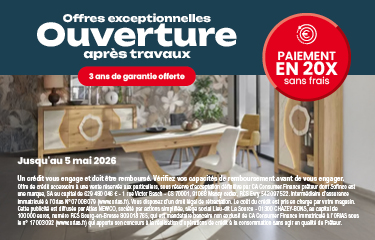 Ouverture après travaux - Atlas Home Mulhouse