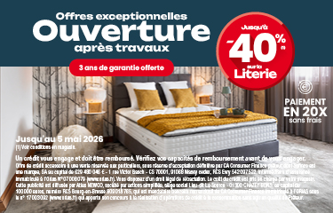 Ouverture après travaux - Atlas Home Mulhouse