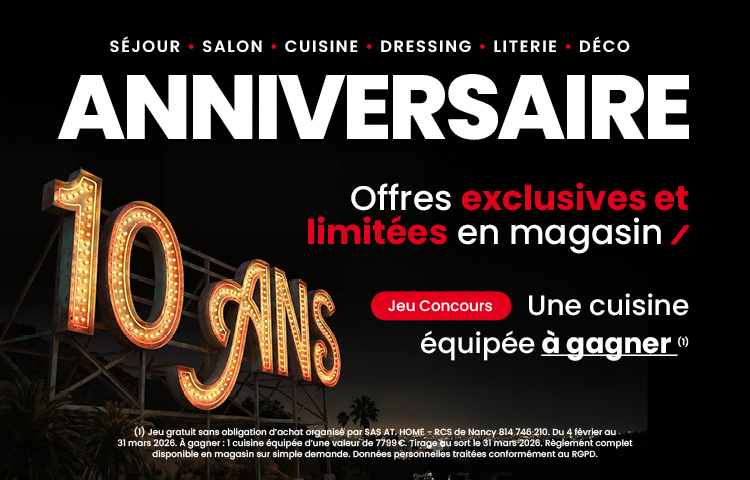 10 ANS ANNIVERSAIRE CHEZ ATLAS HOME NANCY ! GAGNEZ UNE CUISINE ÉQUIPÉE