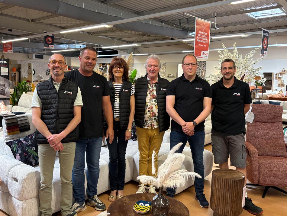L'équipe du magasin Atlas Home Saint-Gilles-Croix-de-Vie
