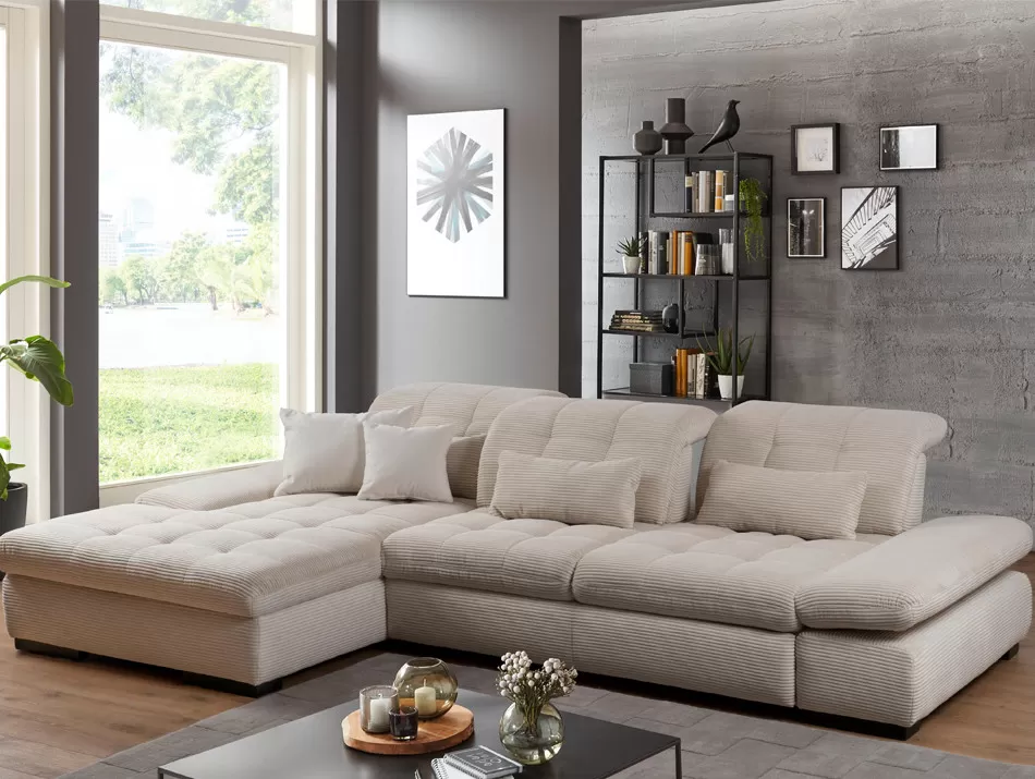 Magasin de meubles à Illzach : canapé d’angle multifonctions et mobilier contemporain chez Atlas Home