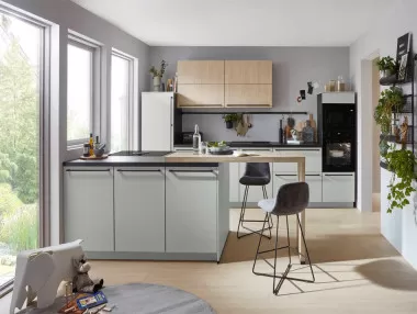 Cuisine complète Atlas Home avec îlot Pack Senso Ilot II