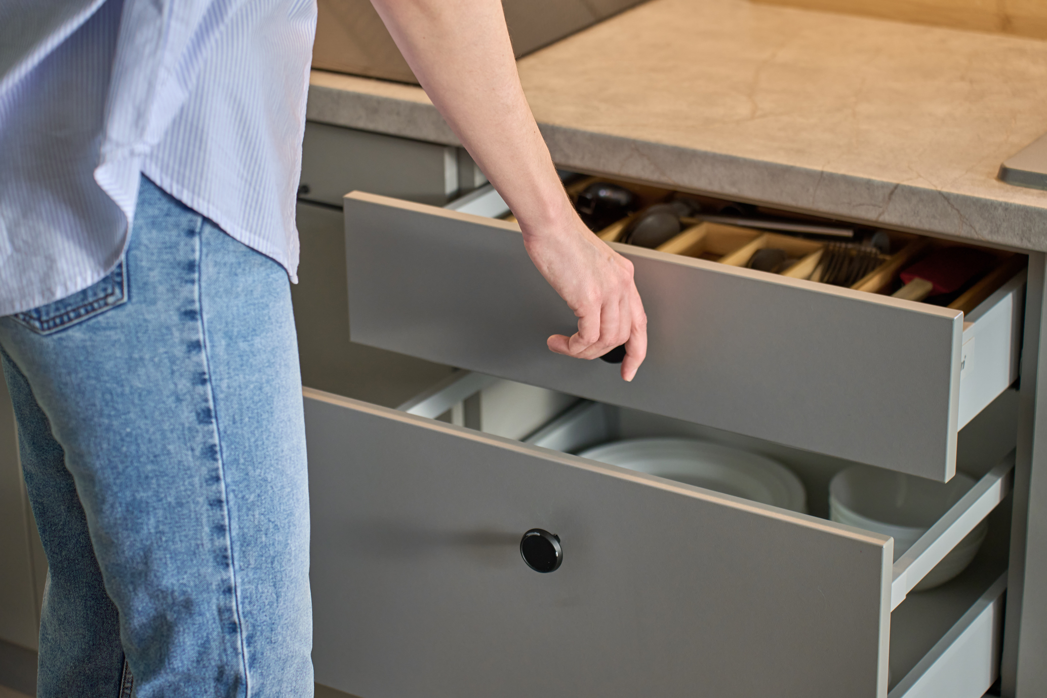 Cuisine équipée à Épinal avec Atlas Home, cuisiniste à Saint-Nabord