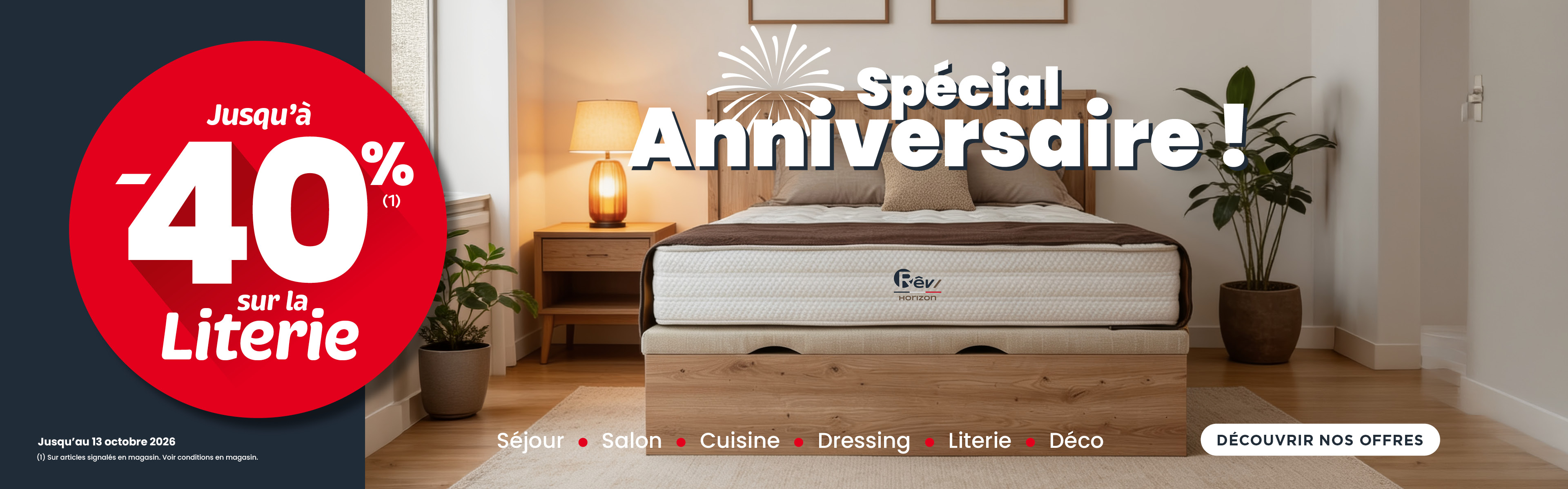 Spécial anniversaire ! Jusqu'à -40% Spécial anniversaire ! Jusqu'à -40%