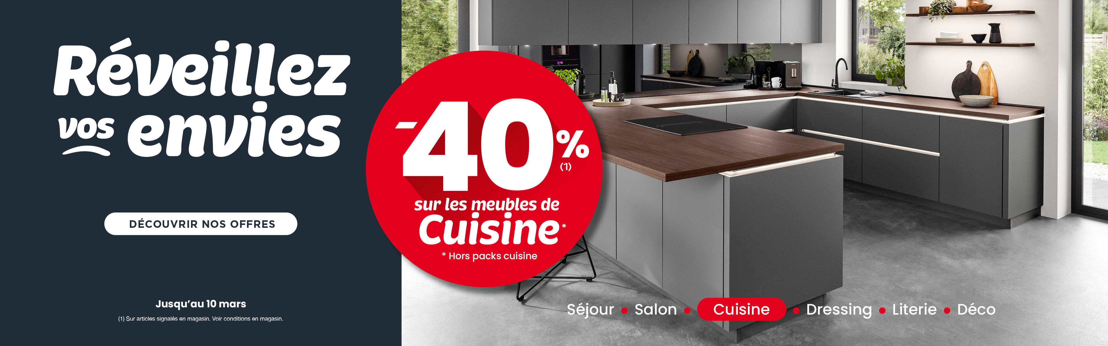 LITERIE ! JUSQU'À -40%