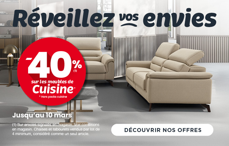LITERIE ! JUSQU'À -40%