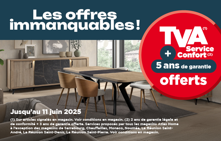 Atlas Home : Opération Cuisinez comme un chef ! TVA offerte!
