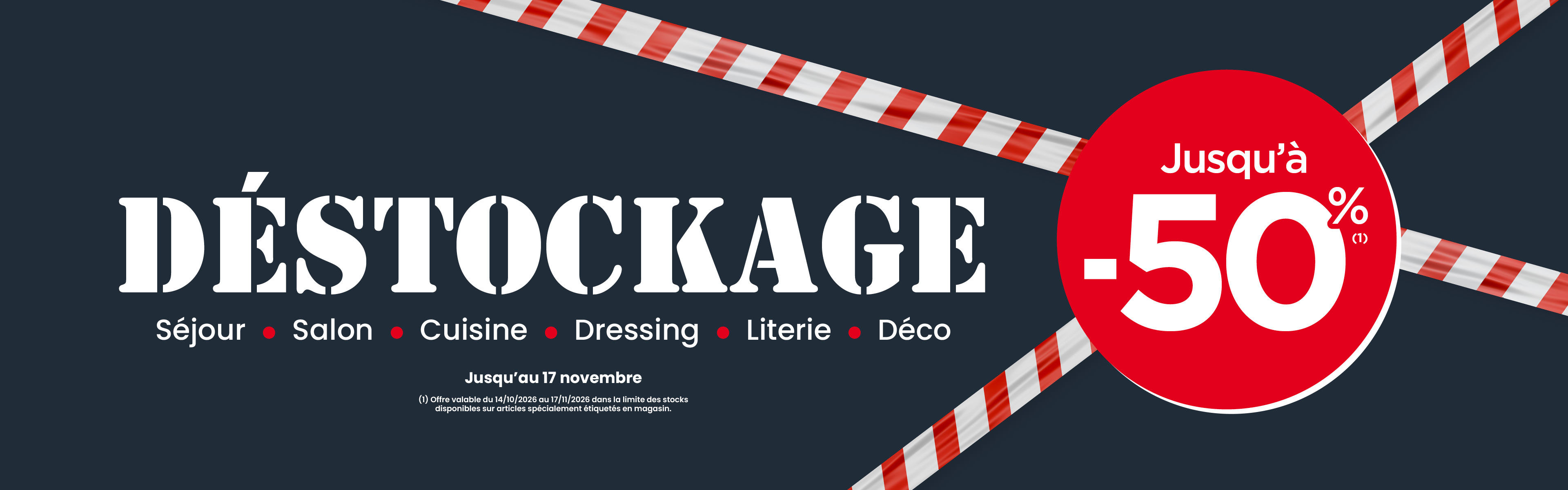 Opération déstockage chez Atlas Home ! Jusqu'à -50%