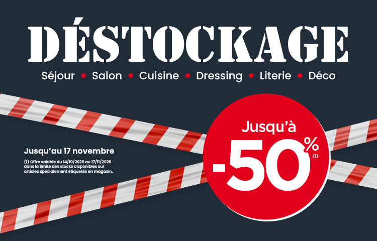 Opération déstockage chez Atlas Home ! Jusqu'à -50%