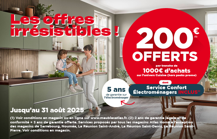LES OFFRES IRRÉSISTIBLES : JUSQU'À -40% SUR LA LITERIE DU 23 JUILLET AU 31 AOÛT 2025