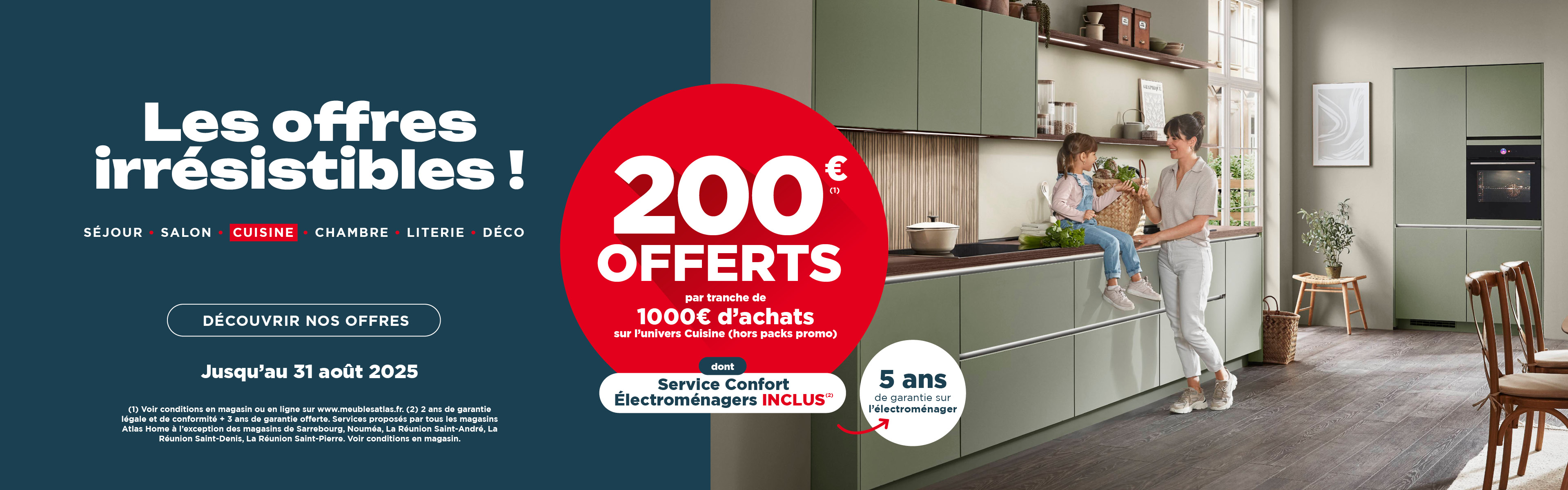 LES OFFRES IRRÉSISTIBLES : JUSQU'À -40% SUR LA LITERIE DU 23 JUILLET AU 31 AOÛT 2025