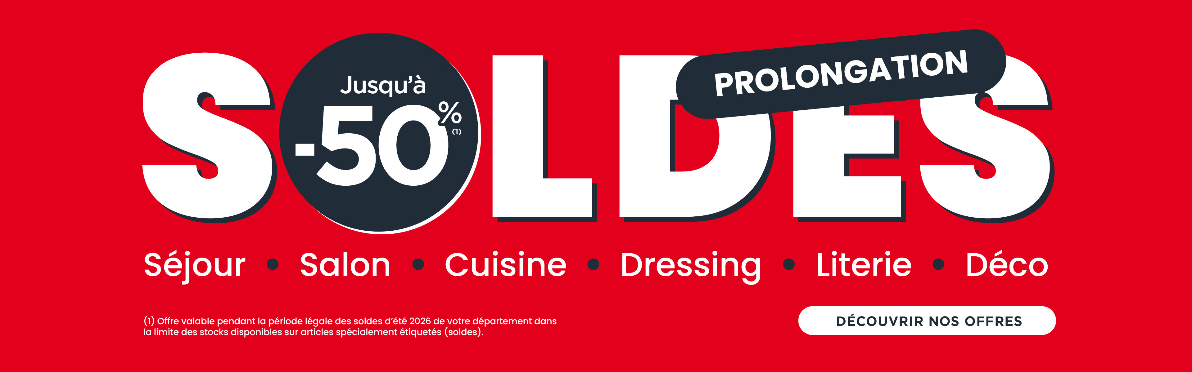 SOLDES ÉTÉ 2026